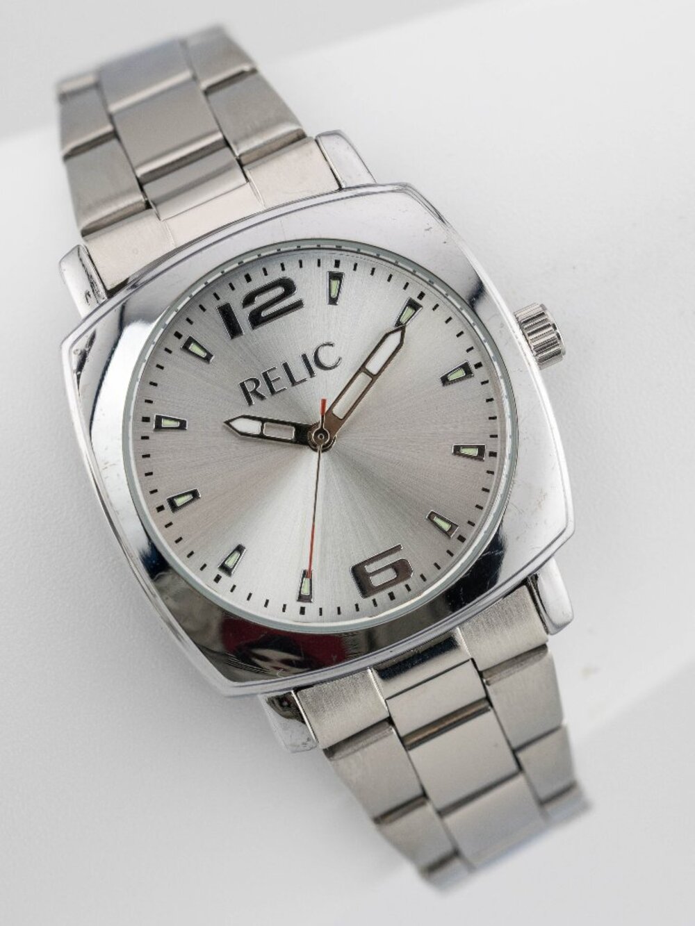 Relic PR1961 Three-Hand Quartz Analog Men's Watch New Battery